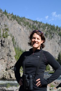 Jen birding yellowstone