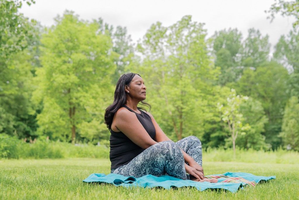 Forest bathing doesn't require equipment. Just a picnic blanket will do.